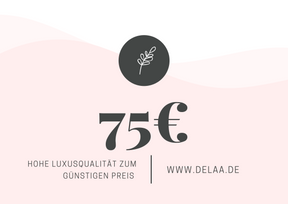 Delaa Möbel Gutschein zum Ausdrucken im Wert von 75 Euro