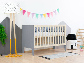 Gitterbett für Babys 🍼 Cot SLEEPY mit verstellbarer Liegehöhe